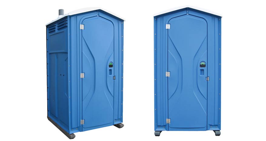 Long-term porta potty units on site in Temecula, California